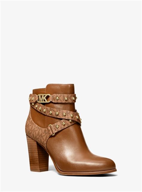 michael kors kincaid leather boot|Kincaid Leather Ankle Boot .